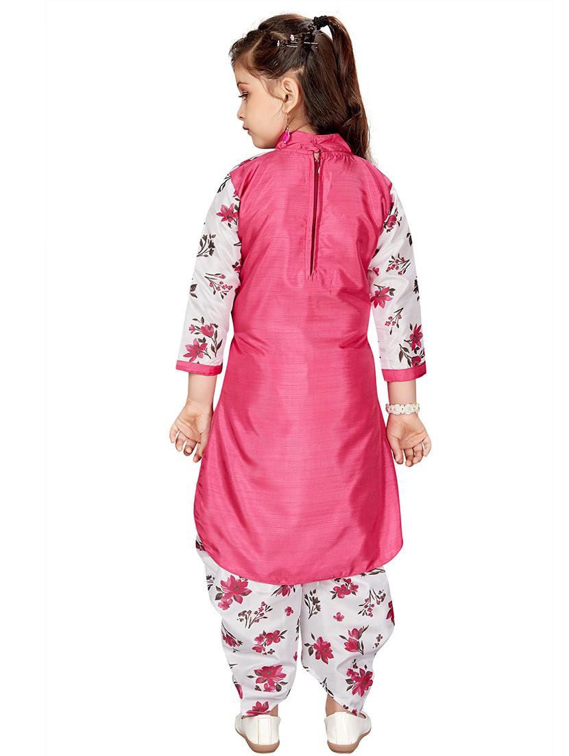 pink kurta salwar set suit set - 17906825 - Standard Image - 2