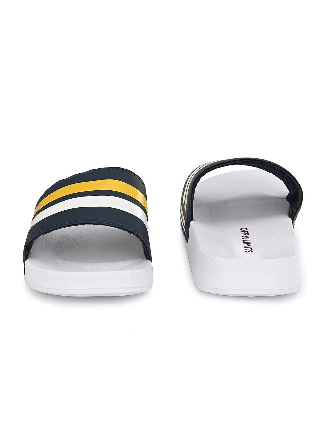 yellow striped flip flop - 17907568 - Standard Image - 2