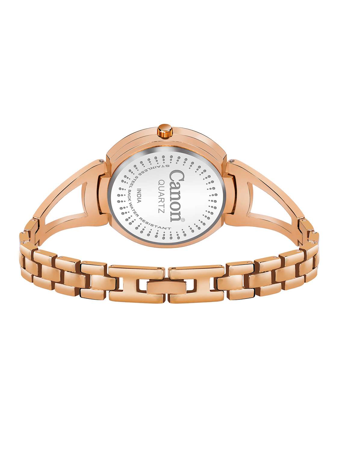 canon-009 premium rose gold watch for women