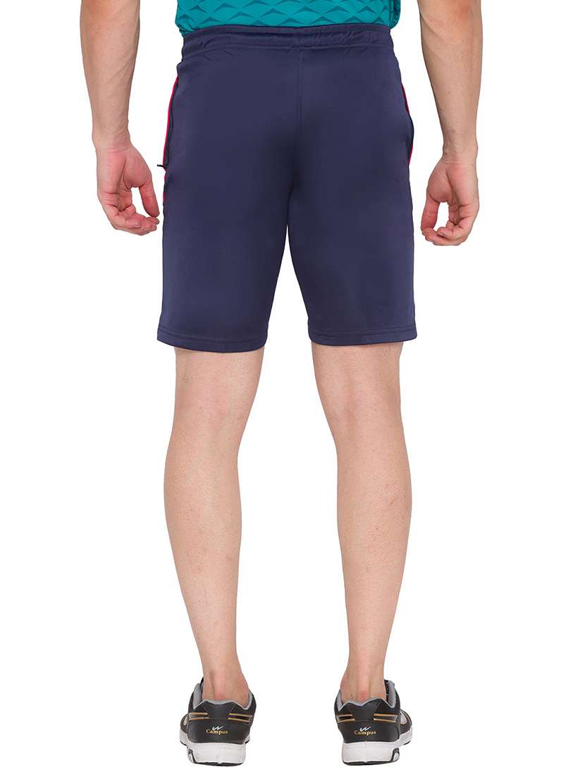 navy blue side taped shorts - 17911104 - Standard Image - 2
