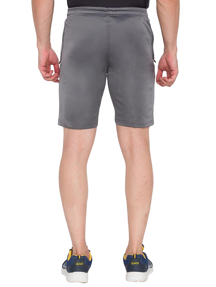 grey side taped shorts - 17911105 - Standard Image - 2