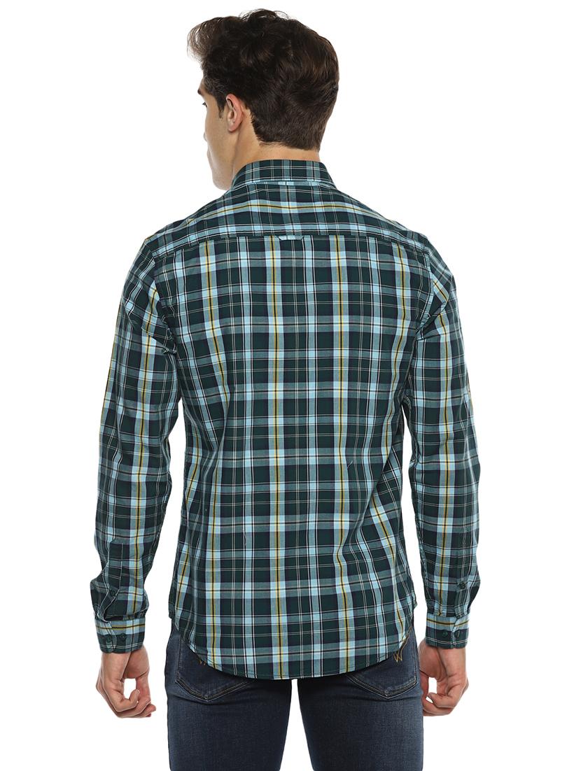 mens checks casual shirt - 17911621 - Standard Image - 2