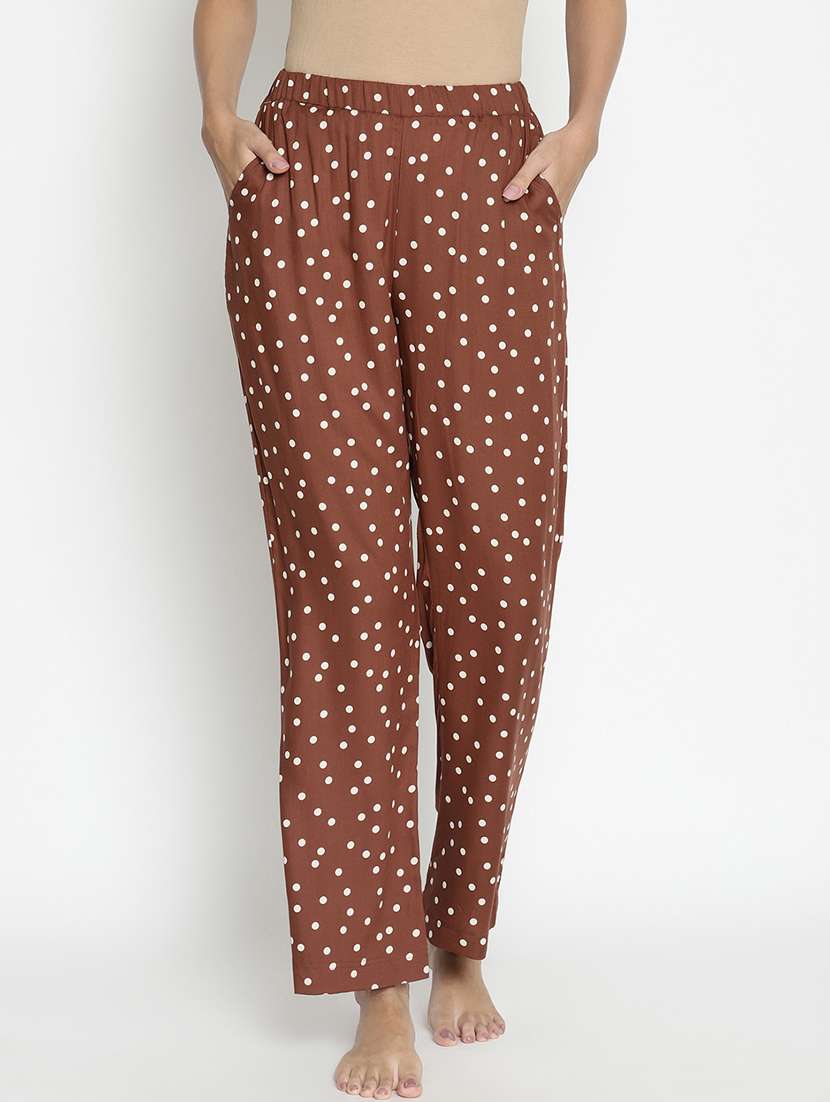 mid rise polka dot pajama