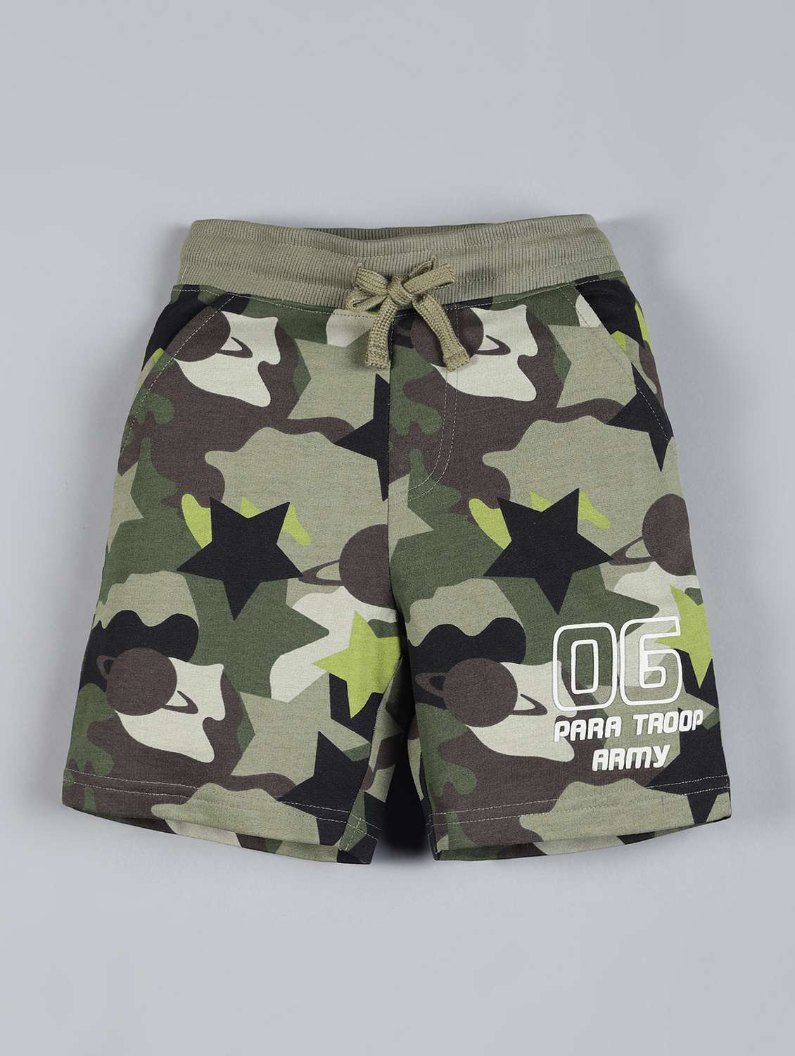 green camouflage shorts 