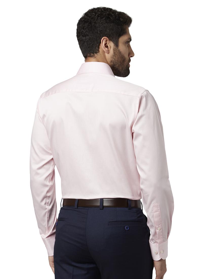 pink solid formal shirt - 17917118 - Standard Image - 2