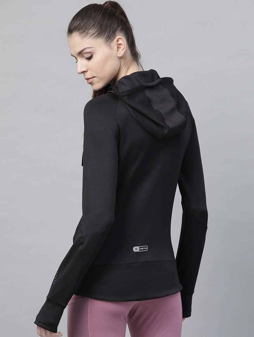 hooded neck  solid sweatshirt - 17917620 -  Standard Image - 2