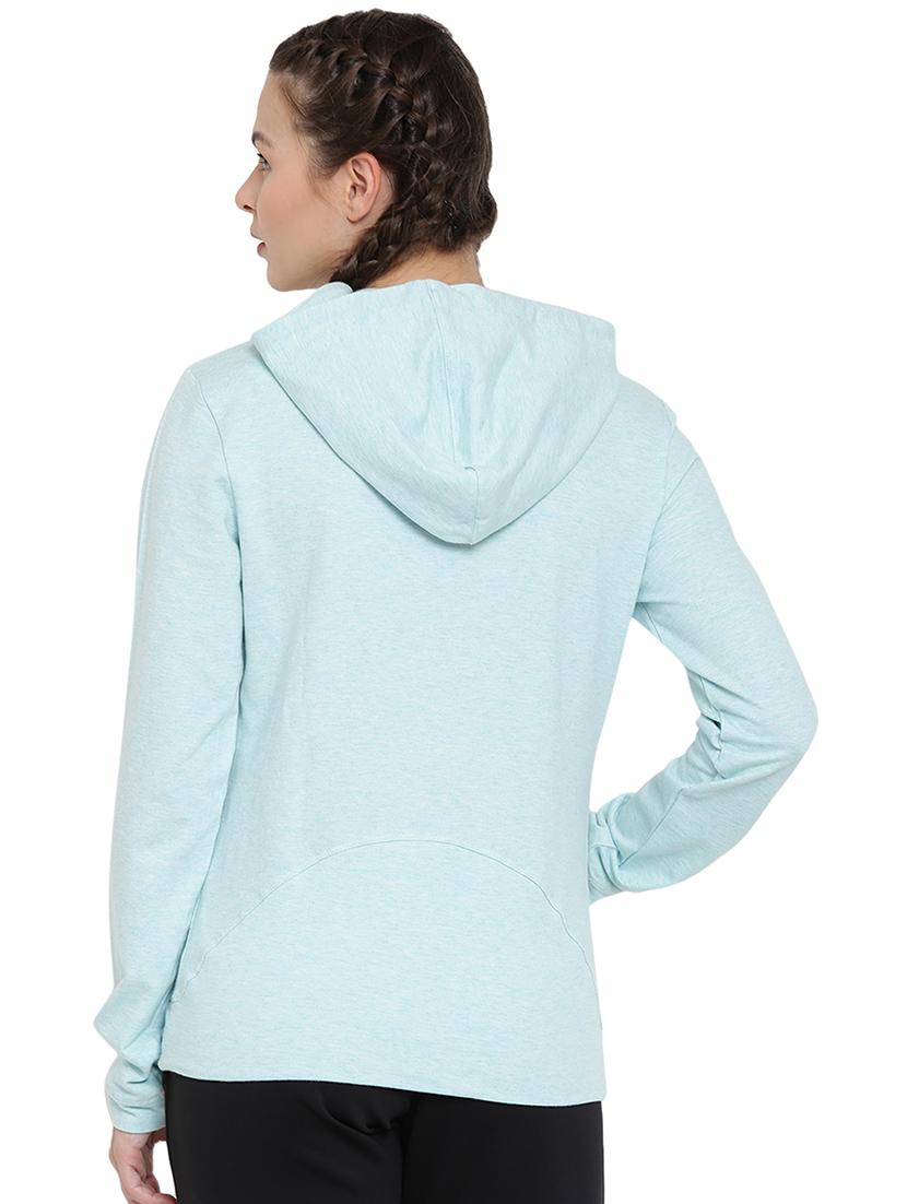 hooded neck solid sweatshirt - 17917625 - Standard Image - 2