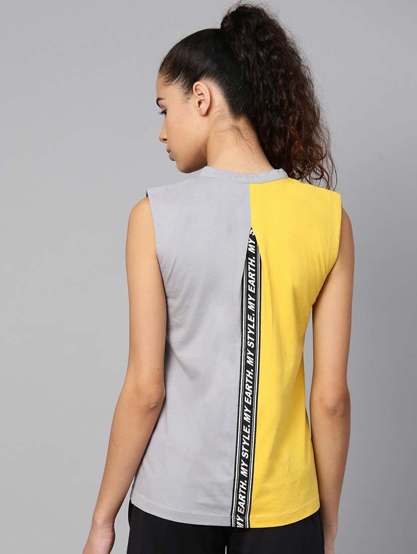 mandarin neck printed tee - 17917645 - Standard Image - 2