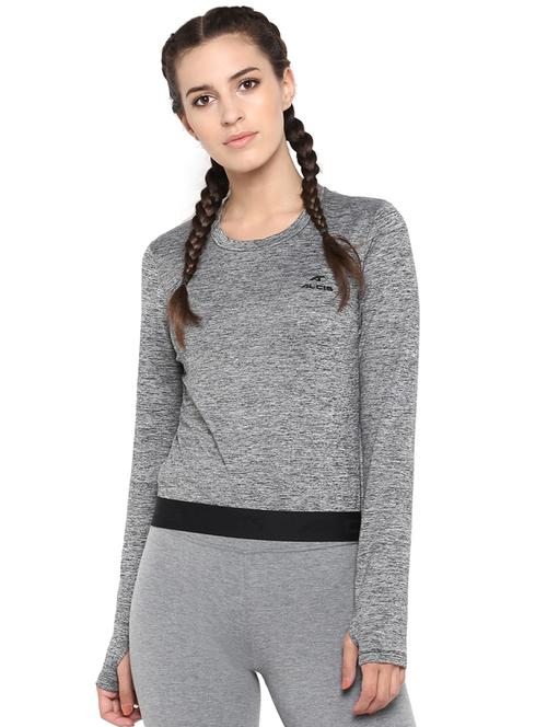 round neck melange tee - 17917648 - Standard Image - 0