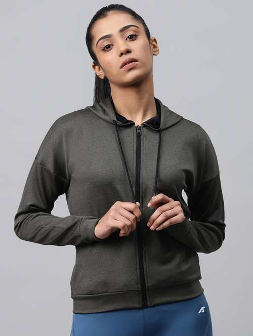 hooded neck solid  jacket - 17917663 -  Standard Image - 0