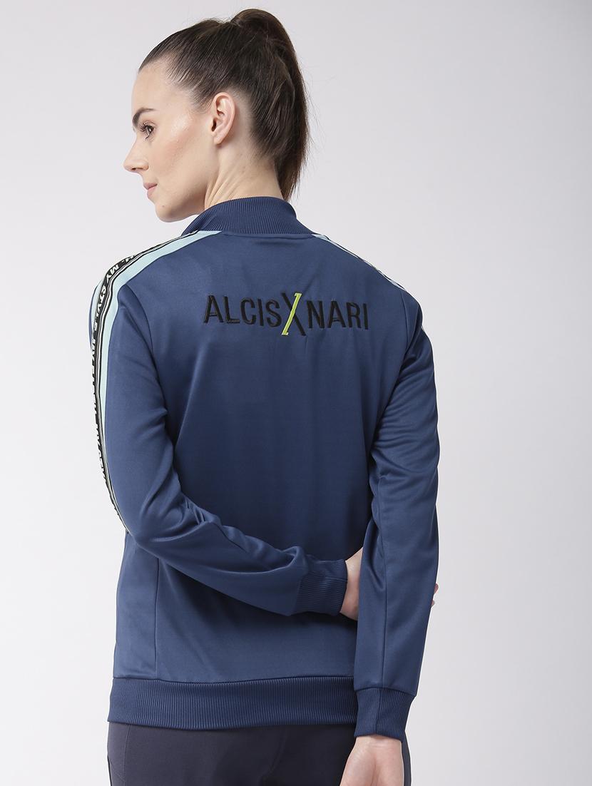 stand collar side taped jacket - 17917666 - Standard Image - 2