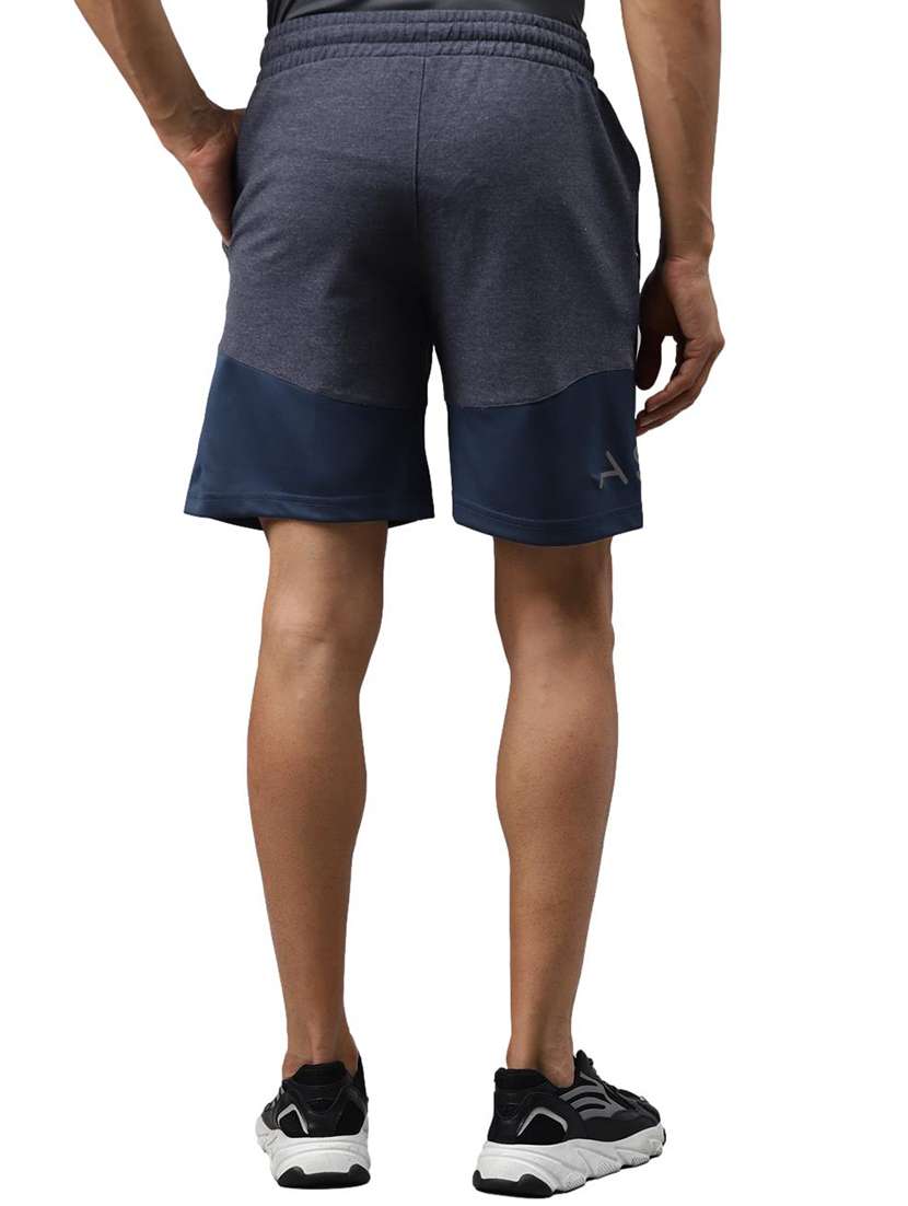 navy blue color block shorts - 17922243 -  Standard Image - 2