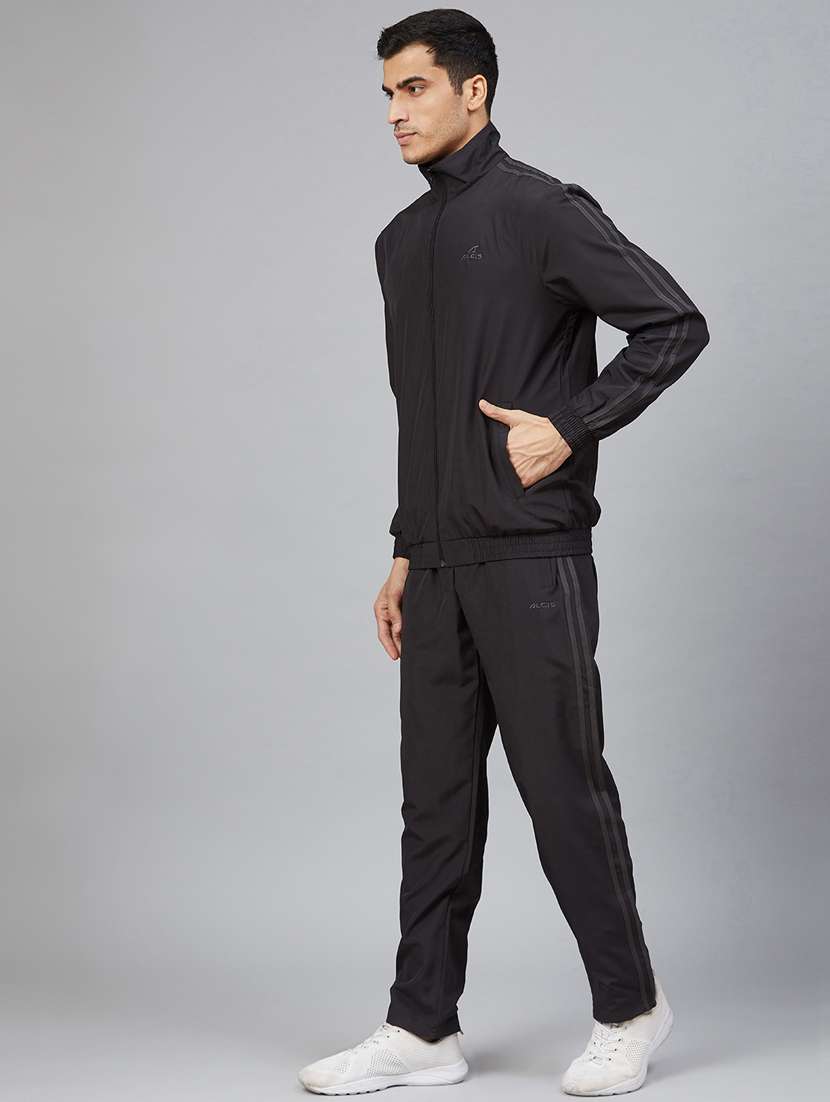 black solid track suit - 17922401 -  Standard Image - 2