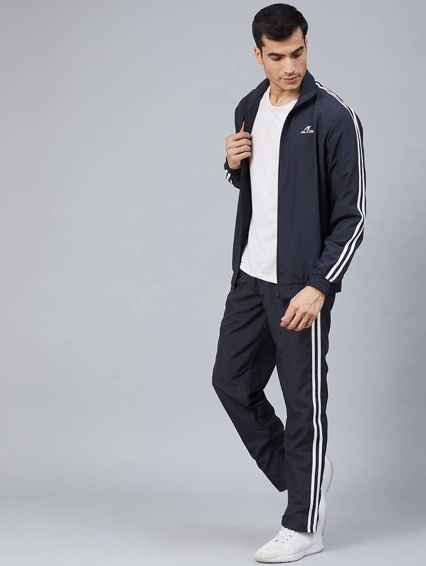 navy blue side striped track suit - 17922402 -  Standard Image - 2