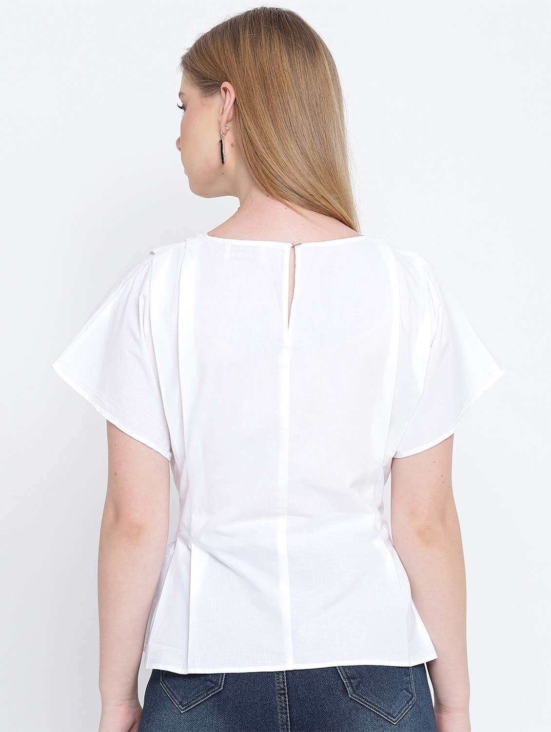 round neck solid top  - 17923633 -  Standard Image - 2