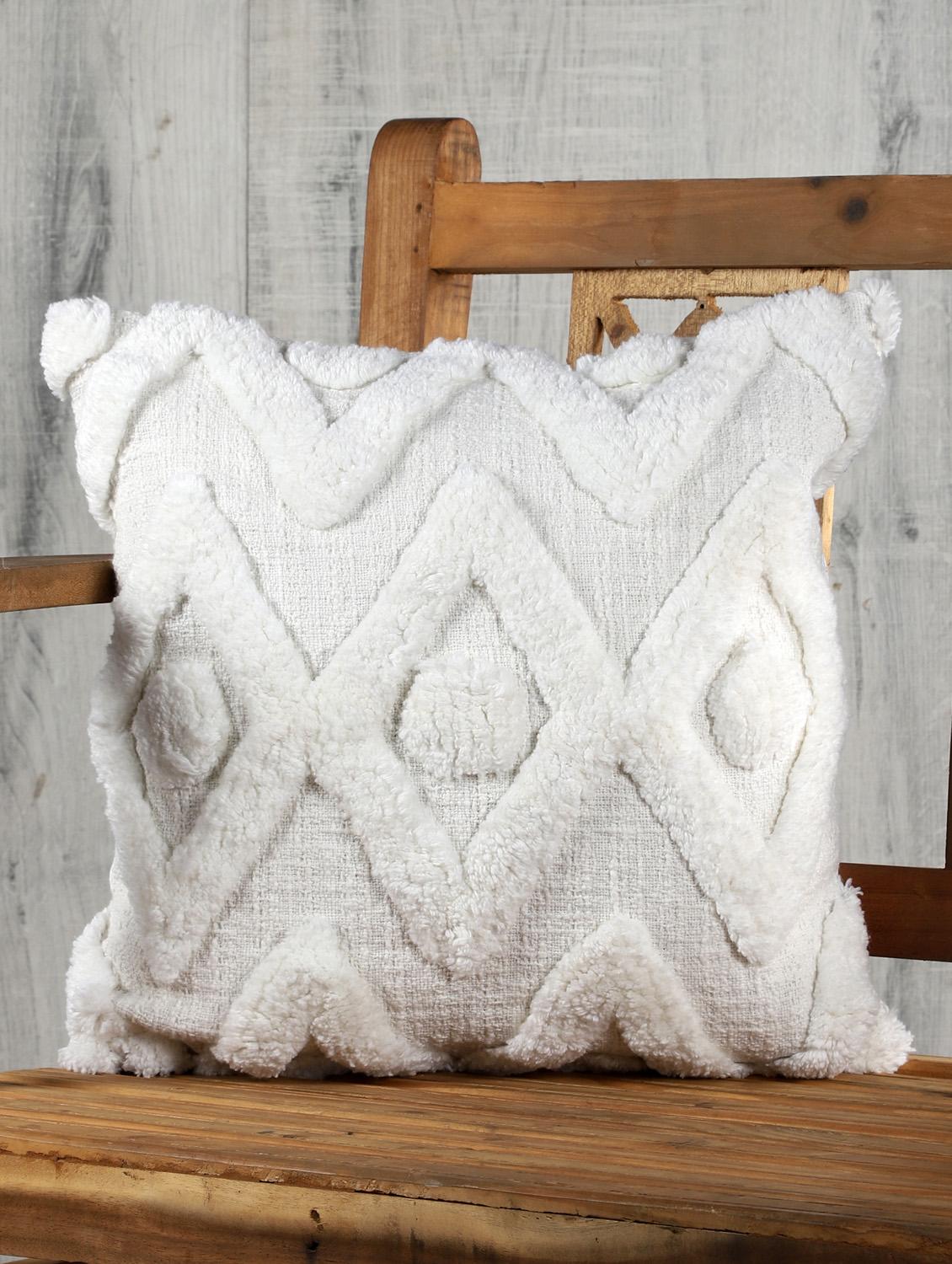 cotton cushion cover 16 x 16 inch (set of 1) by ambbi collections - 17924793 - Zoom Image - 0