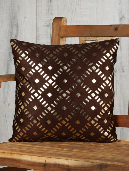 velvet cushion cover 16 x 16 inch (set of 1) by ambbi collections - 17924794 -  Standard Image - 0