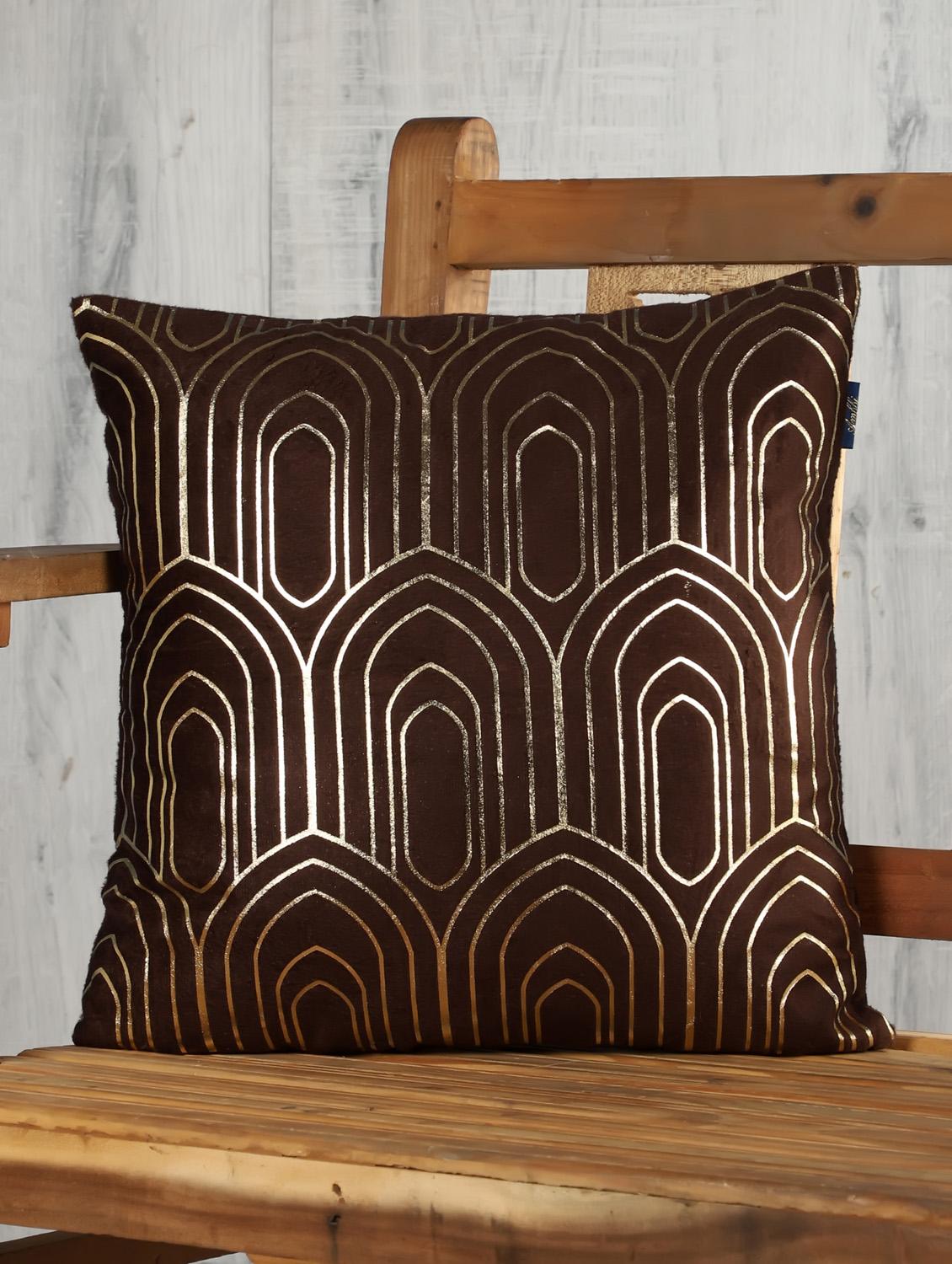 velvet cushion cover 16 x 16 inch (set of 1) by ambbi collections - 17924795 - Zoom Image - 0
