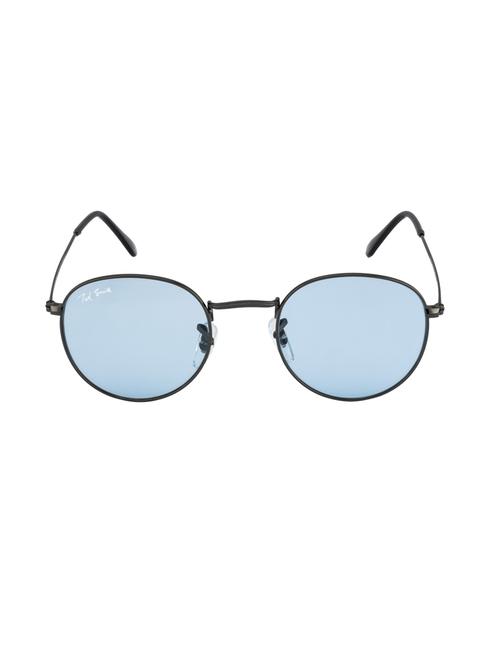moon by ted smith in gunmetal frame with round candy blue lens sunglass - 17925460 -  Standard Image - 0