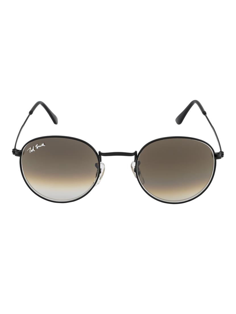 moon by ted smith in black frame with round brown graded lens sunglass - 17925465 - Zoom Image - 0