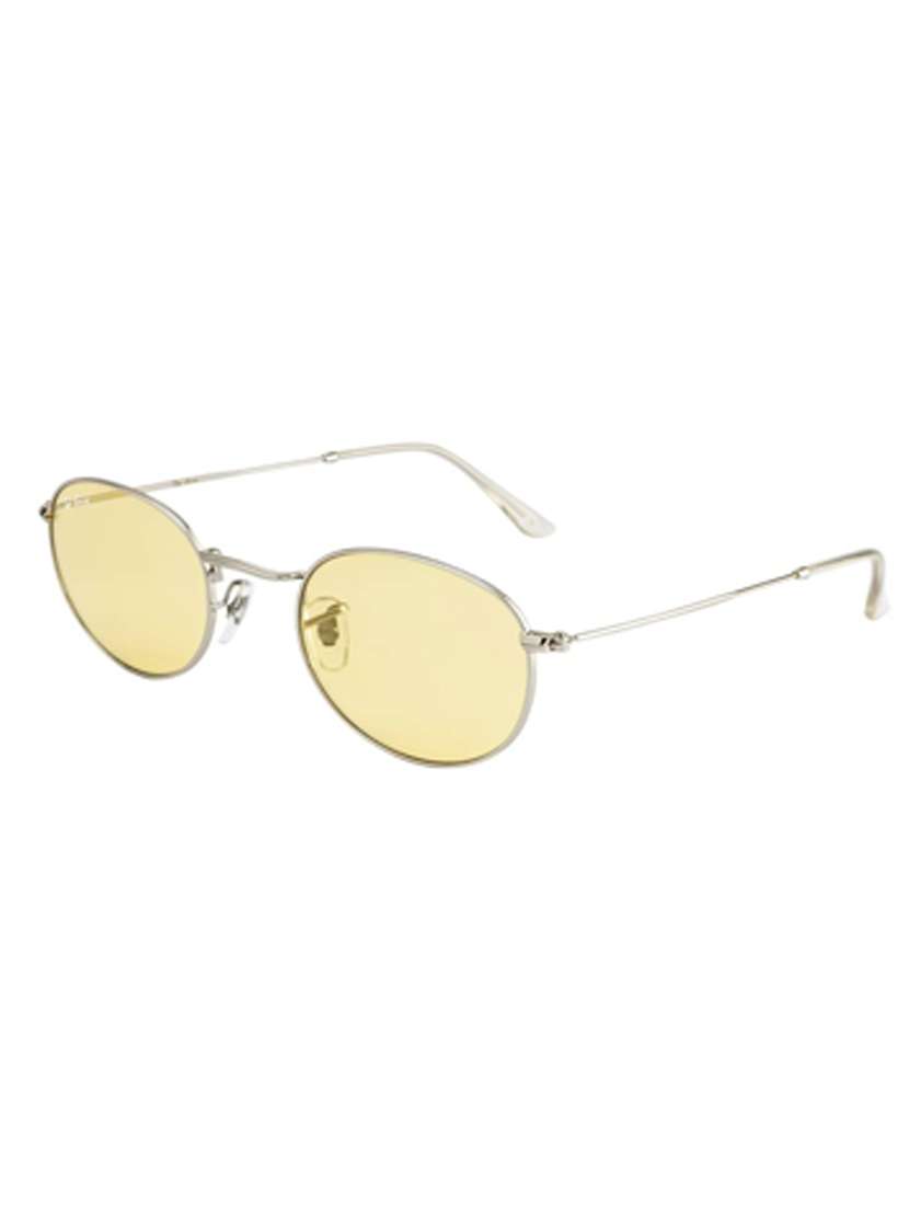 moon by ted smith in silver frame with round candy yellow lens sunglass - 17925515 -  Standard Image - 2
