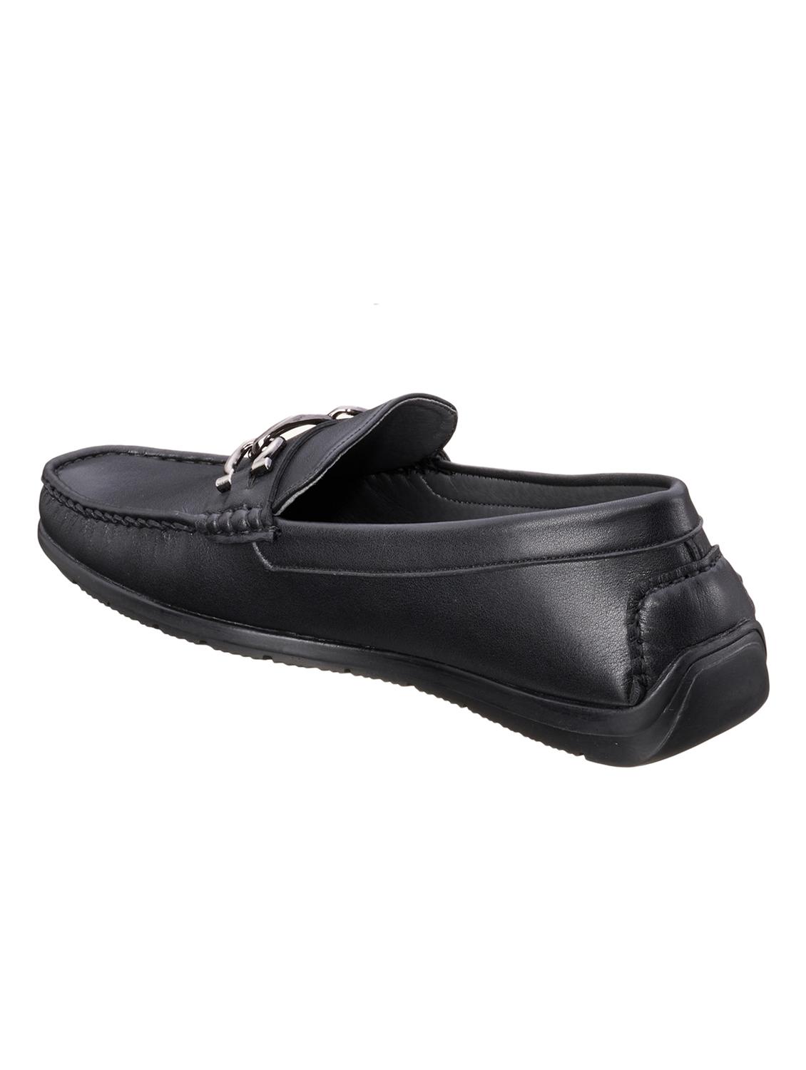 black pu slip on loafers - 17926363 - Standard Image - 2