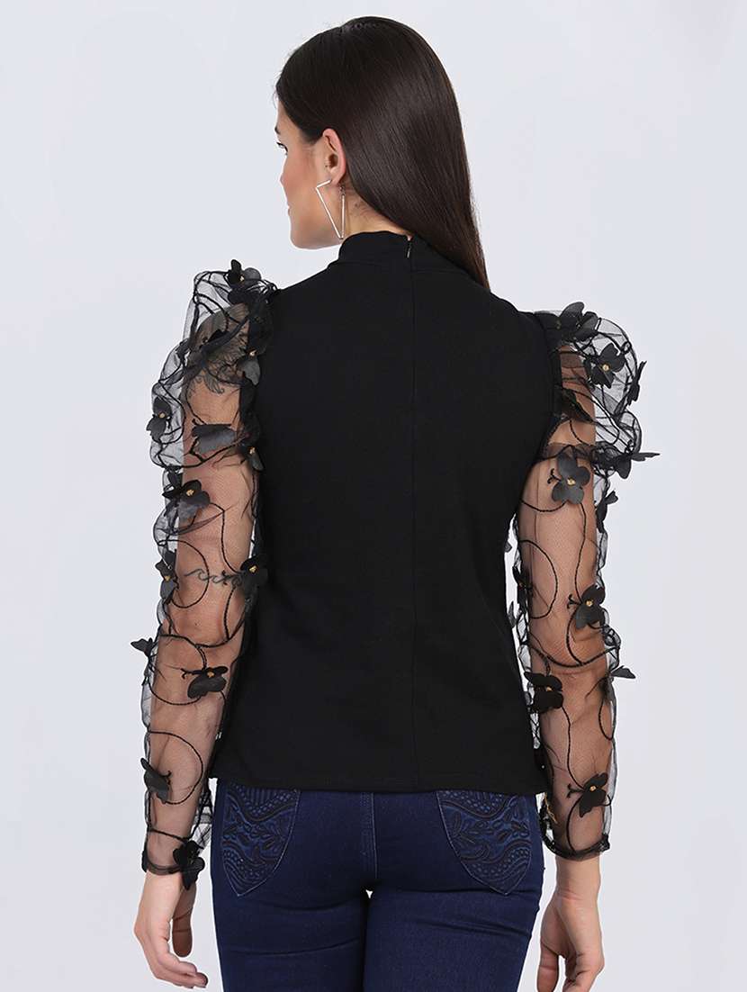 Women's Straight Mock Neck Top - 17927475 -  Standard Image - 2