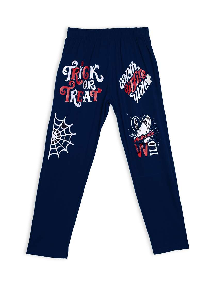 blue printed track wear