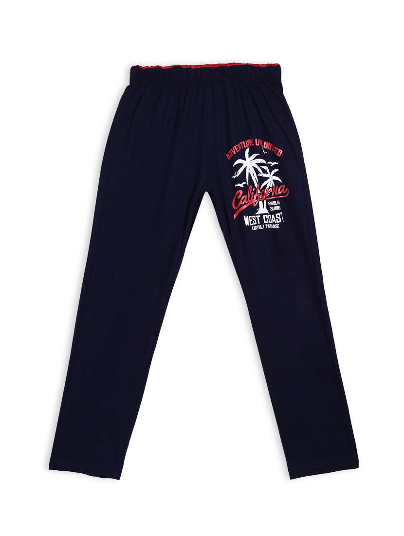 black printed track wear