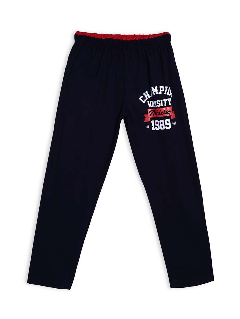 blue printed track wear