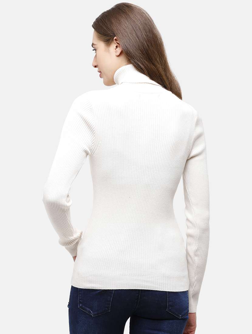 turtle neck solid pullover - 17929428 - Standard Image - 2