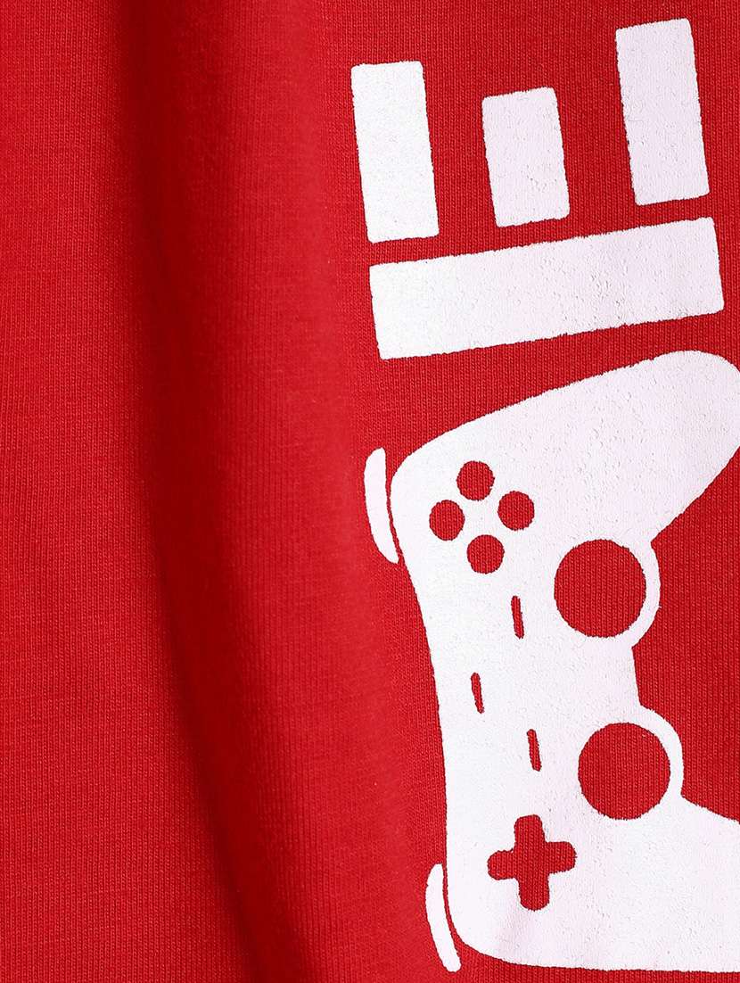 red printed sportswear tack pant  - 17929993 -  Standard Image - 2