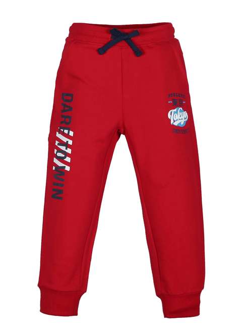 Red Printed Track Wear