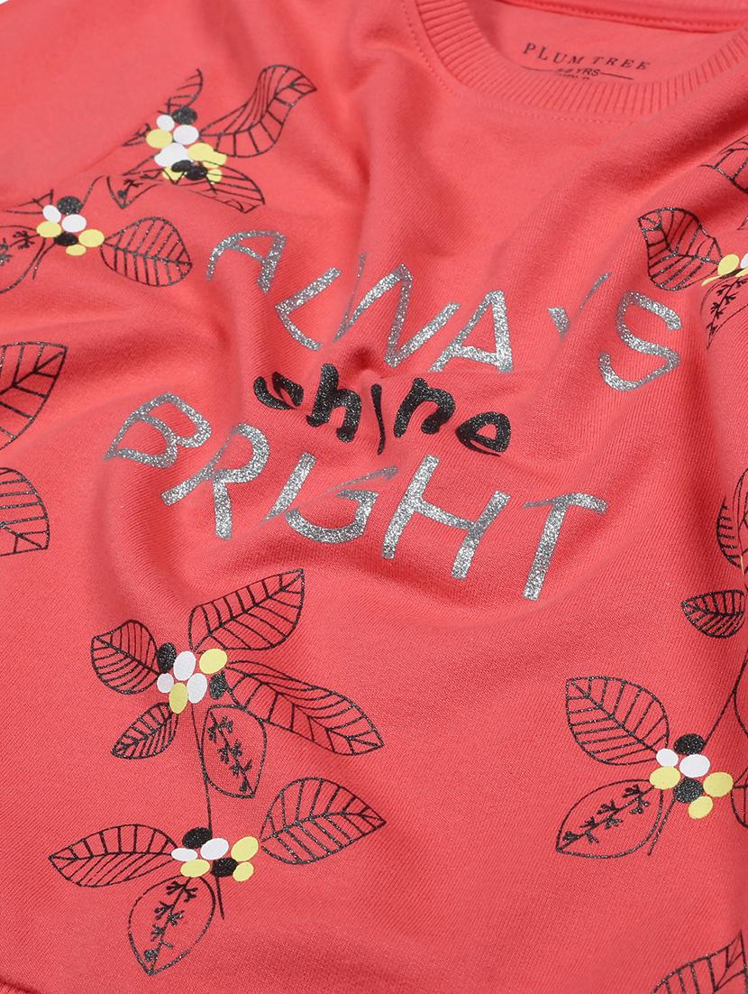 front print crew neck sweatshirt - 17931334 - Standard Image - 2