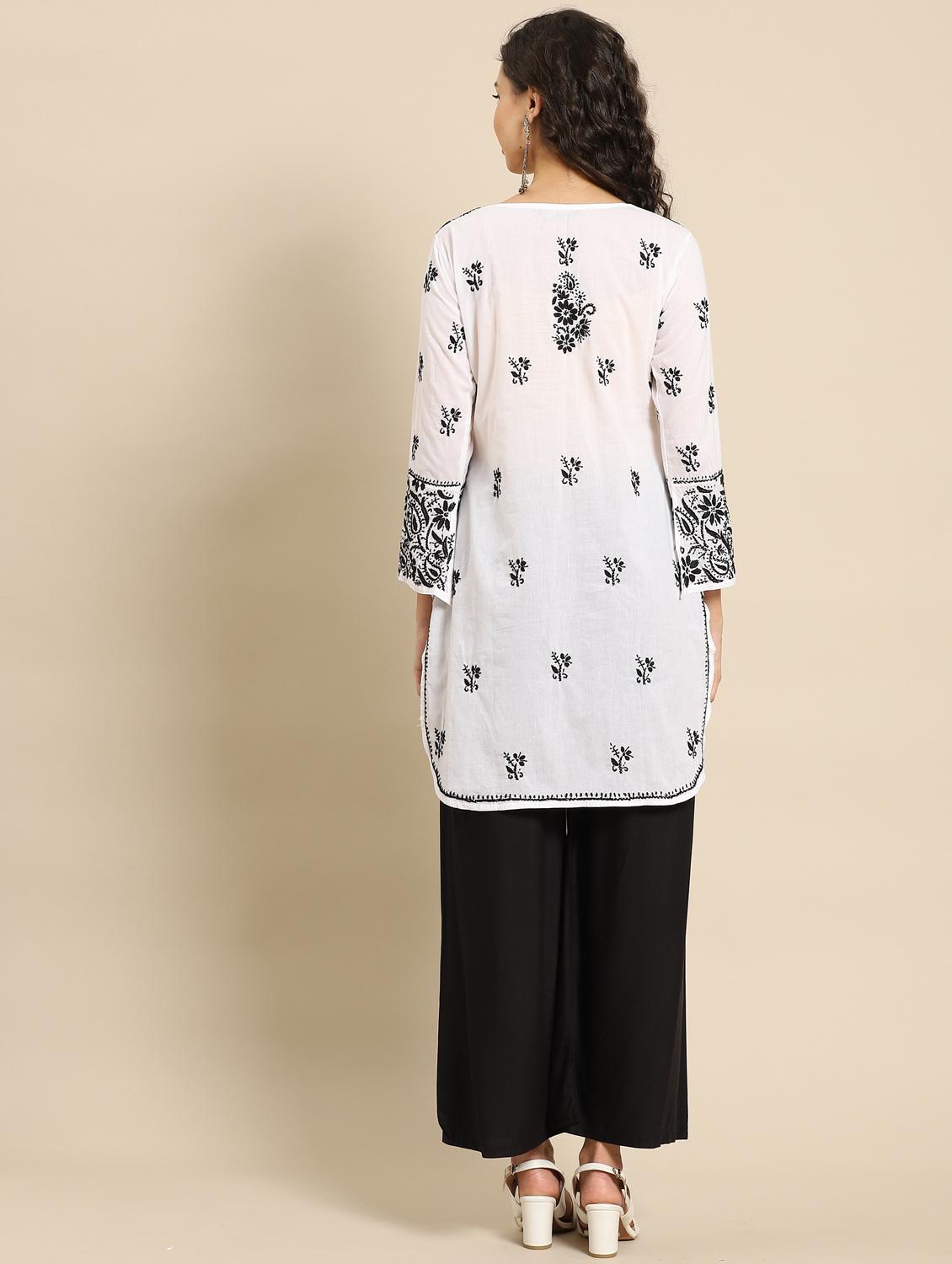 chikankari kurta palazzo set - 17932981 - Standard Image - 2