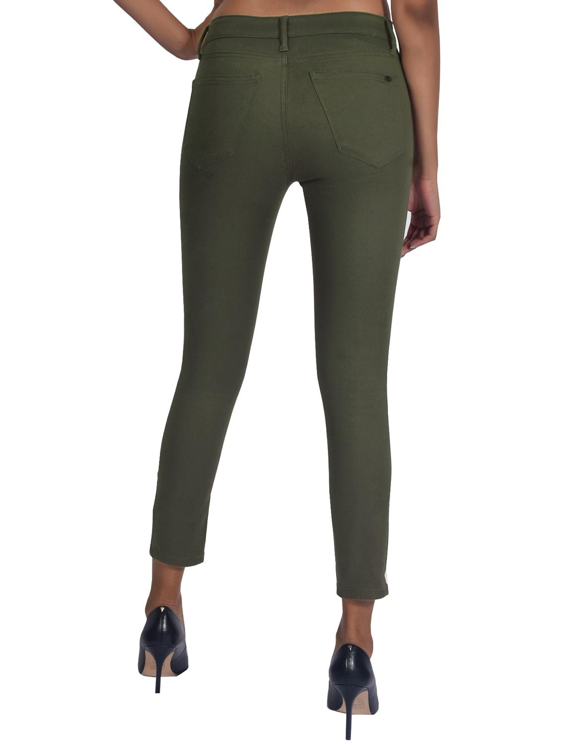 green solid jegging - 17933365 - Standard Image - 2