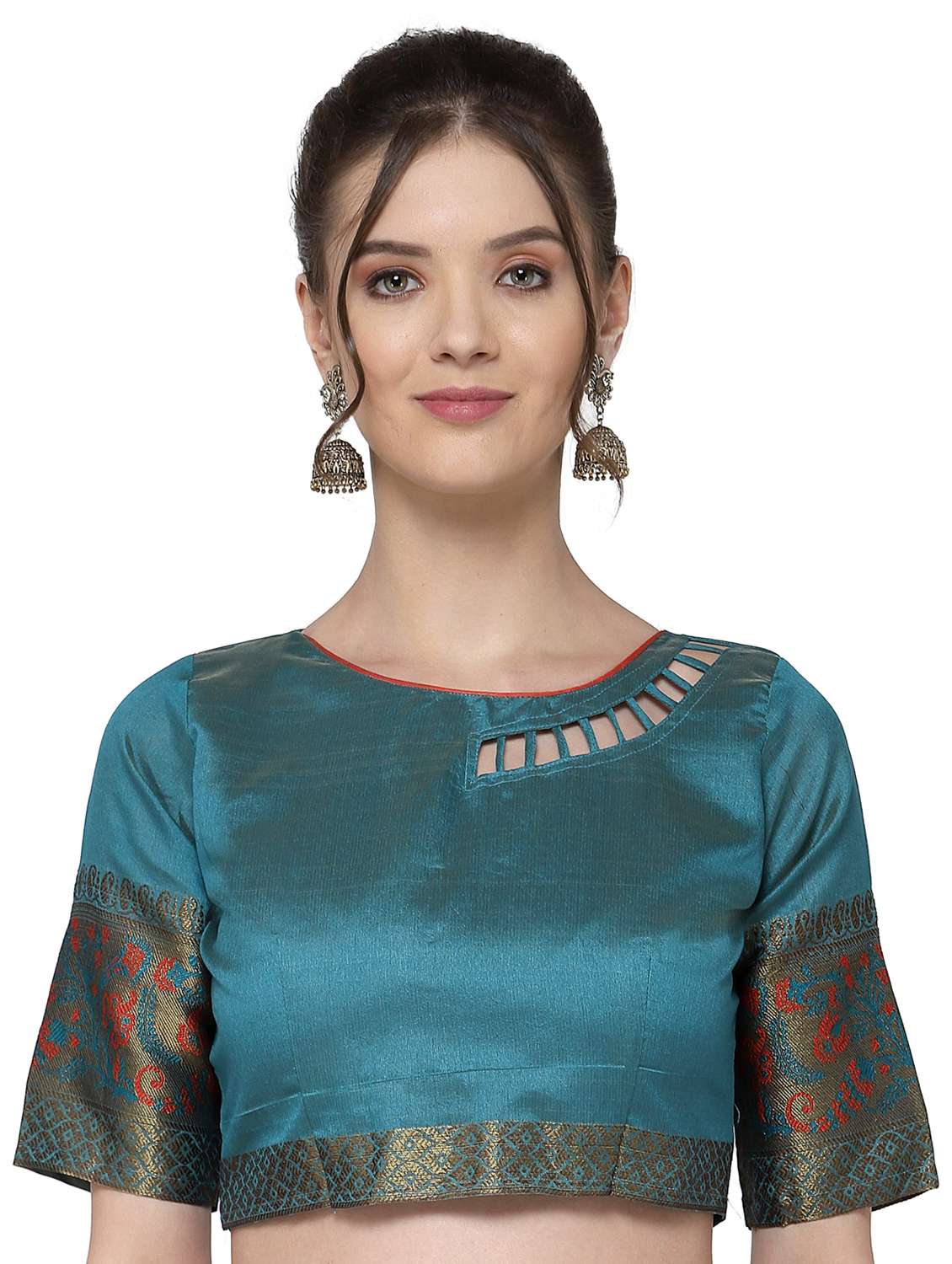 women's embroidered saree - 17933608 - Standard Image - 2