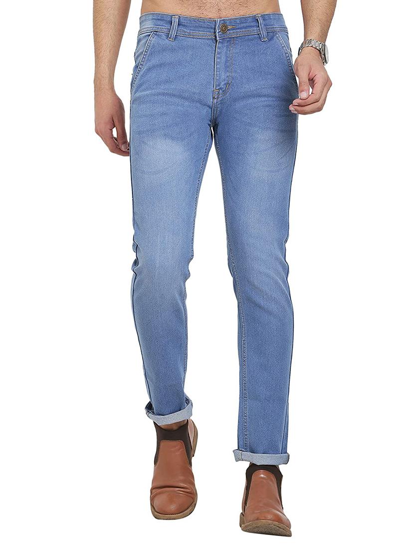 mens slim fit plain jeans - 17937519 - Zoom Image - 0