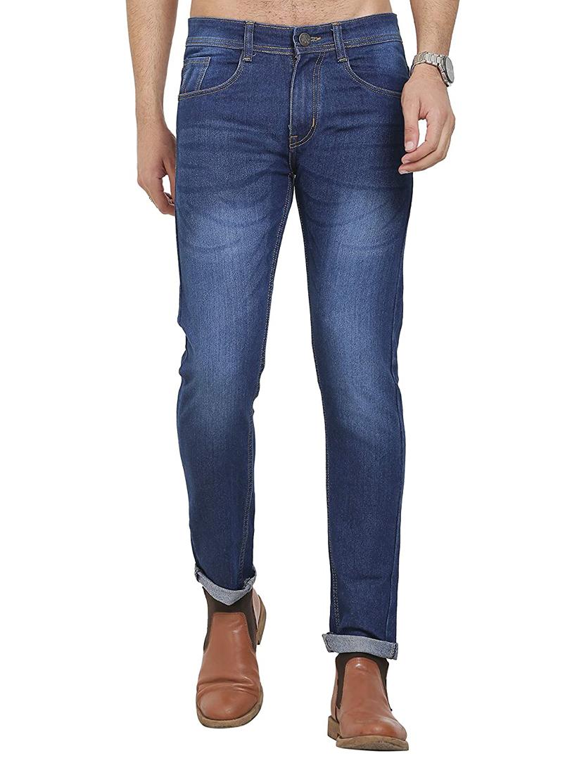 mens slim fit plain jeans - 17937521 - Zoom Image - 0