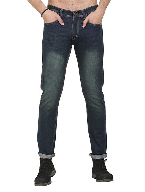 mens slim fit plain jeans - 17937522 - Standard Image - 0
