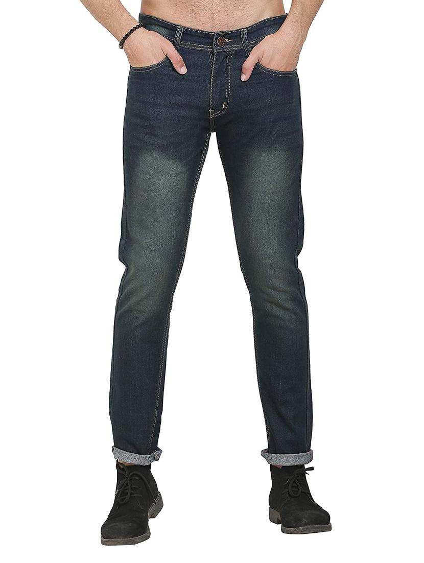 mens slim fit plain jeans - 17937522 - Zoom Image - 0