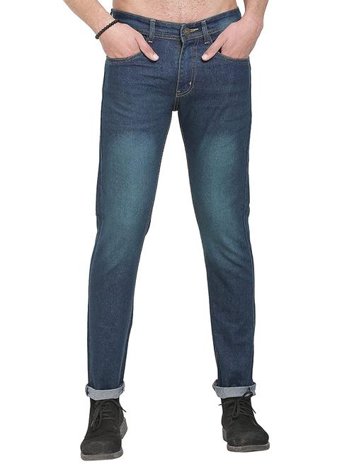 mens slim fit plain jeans - 17937525 - Standard Image - 0