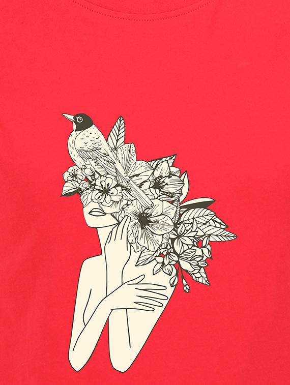 round neck graphic tee - 17938223 - Standard Image - 2