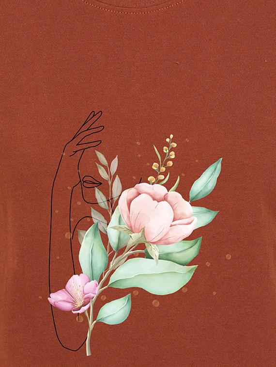 round neck graphic tee - 17938247 - Standard Image - 2