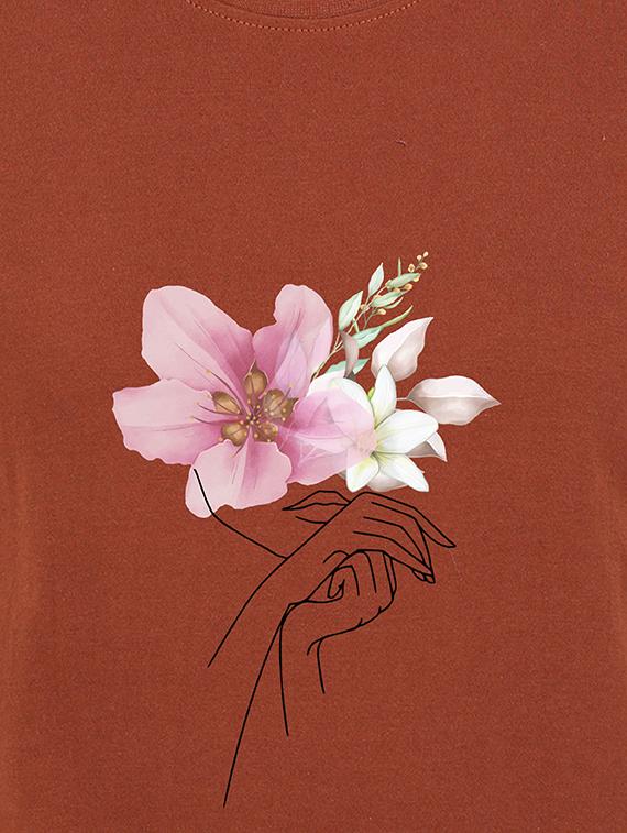 round neck graphic tee - 17938267 - Standard Image - 2