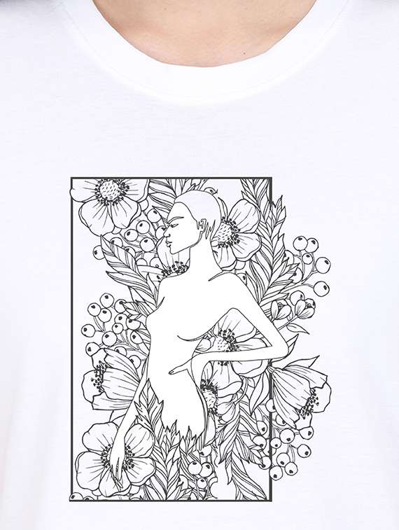 round neck graphic tee  - 17938320 -  Standard Image - 2