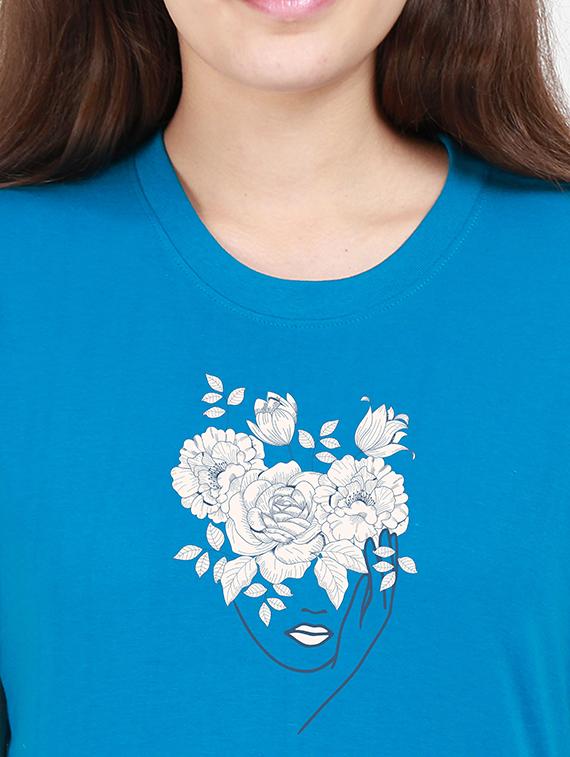 round neck graphic tee - 17938338 - Standard Image - 2