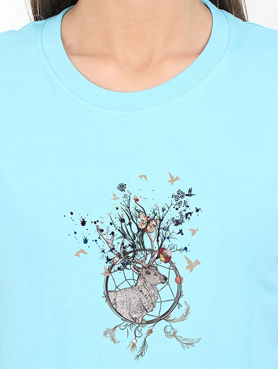 round neck graphic tee - 17938341 - Standard Image - 2