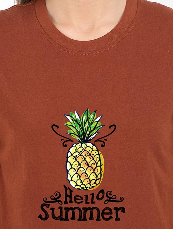 round neck graphic tee - 17938353 - Standard Image - 2