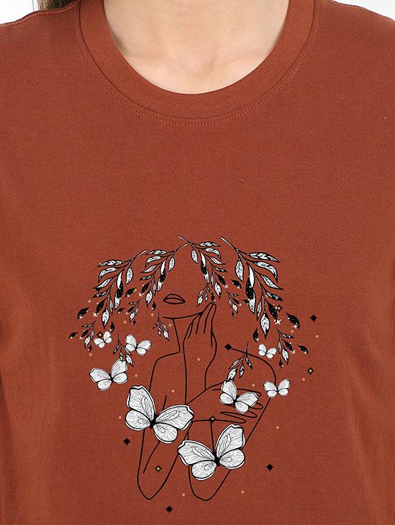 round neck graphic tee - 17938360 - Standard Image - 2